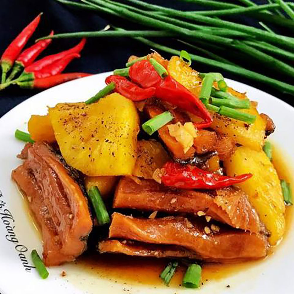 Cá lóc một nắng kho thơm